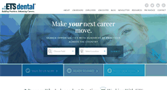 Desktop Screenshot of etsdental.com